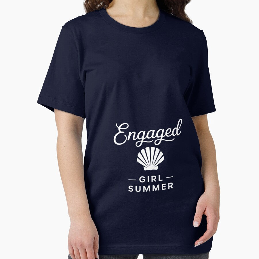 Engaged Girl Summer Fiancee Engagement Minimal Aesthetic by Rackaam T-Shirts, Hoodie, Sweatshirt | BlankRebels.com (Image 2)