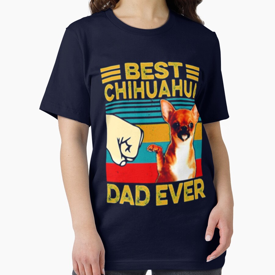 Vintage best Chihuahua dad ever Shirt by RithaMatch