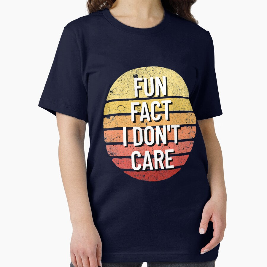 Fun Fact I Don't Care Sarcasm Sarcastic Funny I Don't Care Gear by DynamicDesign T-Shirts, Hoodie, Sweatshirt (Image 2)