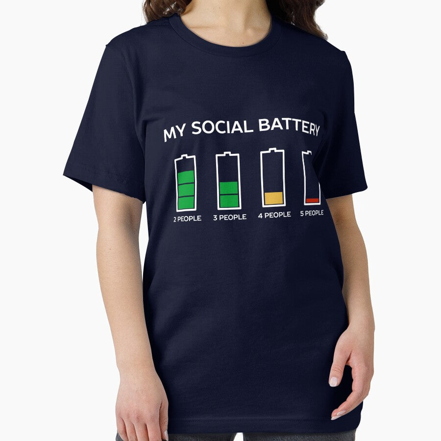 Funny Introvert Humor T-Shirt by happinessinatee