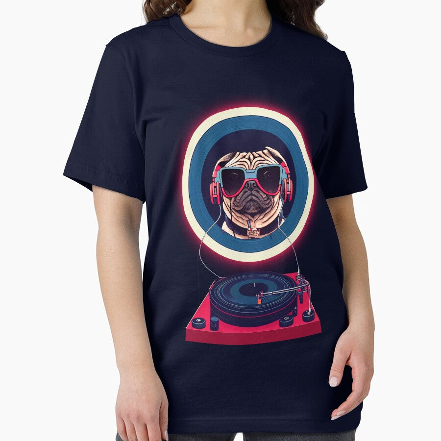 Music lover Pug by TheSamuraiCat T-Shirts, Hoodie, Sweatshirt | BlankRebels.com (Image 2)