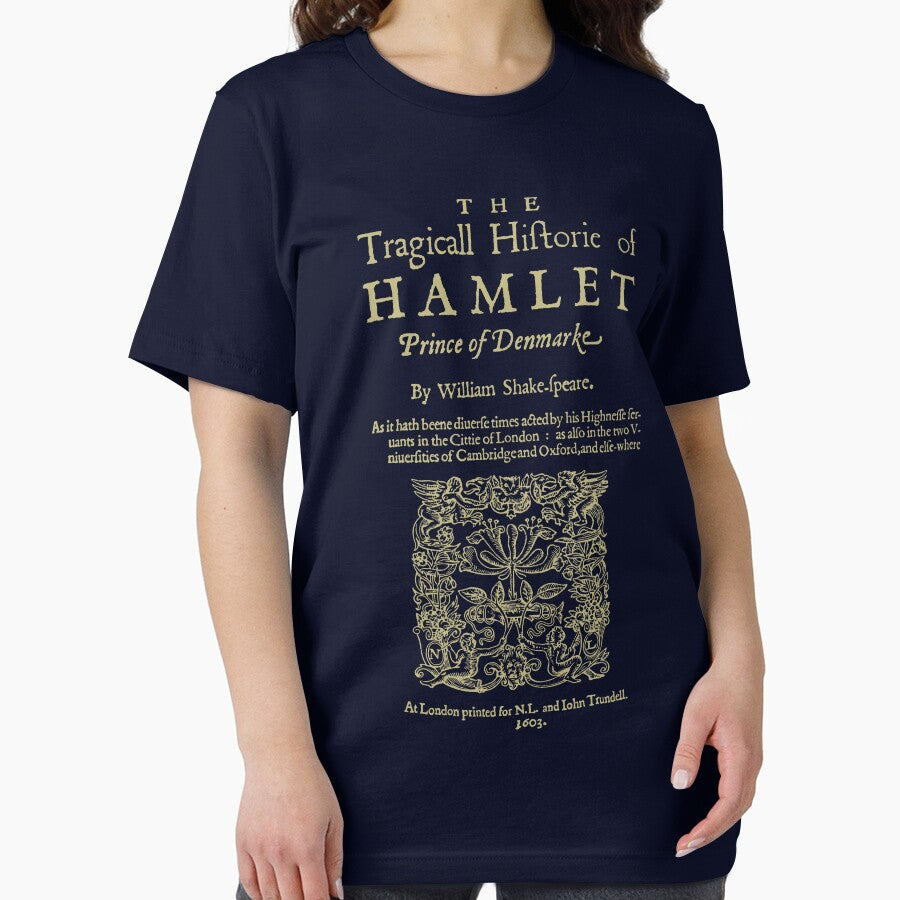 Shakespeare, Hamlet. Dark clothes version. by bibliotee T-Shirts, Hoodie, Sweatshirt | BlankRebels.com (Image 2)