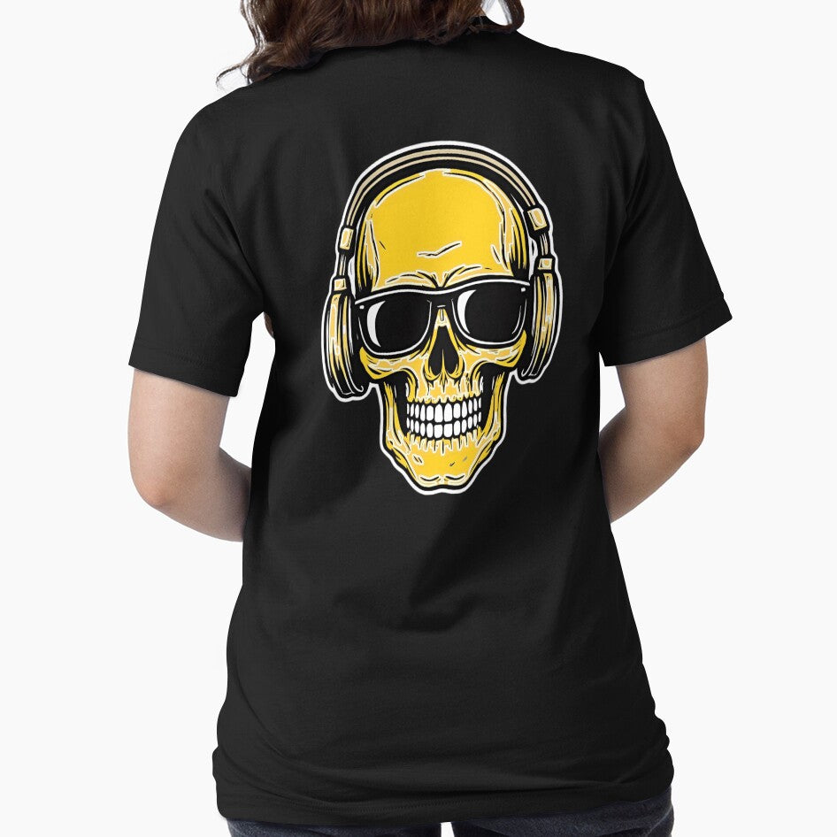 Golden Skullwave by DigitalArtTK T-Shirts, Hoodie, Sweatshirt | BlankRebels.com (Image 2)