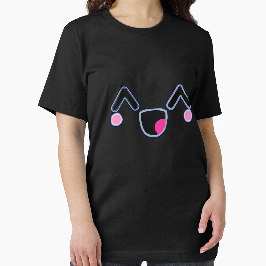 Kawaii Cute Raised Eye Happy Face T-Shirts, Hoodie, Sweatshirt
