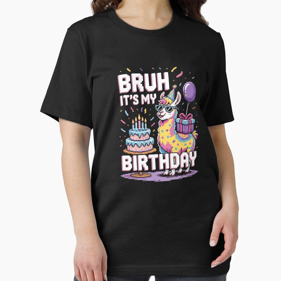 Bruh Its My Birthday Pinata Boy Llama Girl Family Party Bday 7 by SyntaxClaw T-Shirts, Hoodie, Sweatshirt (Image 2)