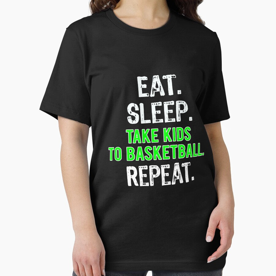 Cute Eat sleep Take Kids to Basketball Gift by LGamble12345 T-Shirts, Hoodie, Sweatshirt | BlankRebels.com (Image 2)