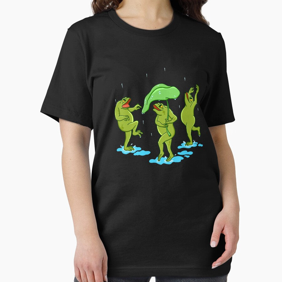 Frogs in the Rain by Kimprut T-Shirts, Hoodie, Sweatshirt | BlankRebels.com (Image 2)
