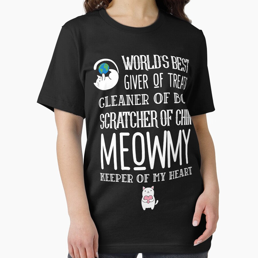World's Best Meowmy  Funny Cat Mom Design T-Shirt by traceyk3cch Hoodie, Sweatshirt | BlankRebels.com (Image 2)