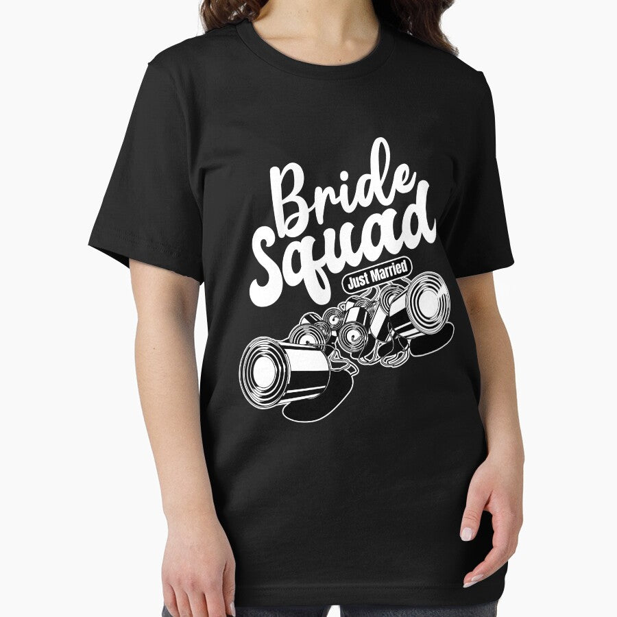 Bride Squad Bridal Party Tin Cans Matching Group by GravitiTees T-Shirts, Hoodie, Sweatshirt | BlankRebels.com (Image 2)