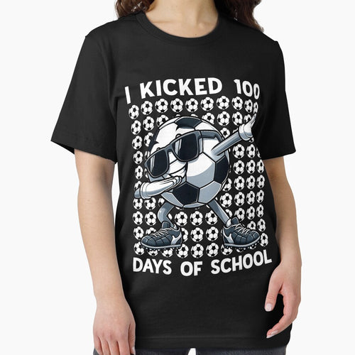 100 Days of School Soccer Dabbing 100th Day of School Boys by FrankIsabel