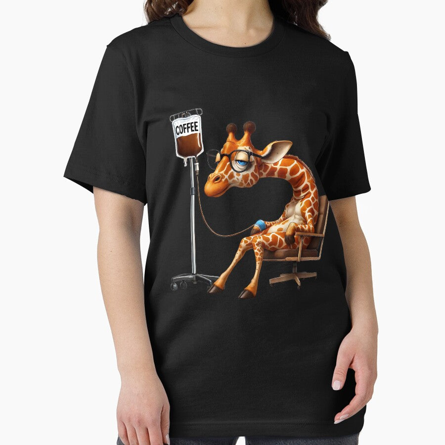 Funny Giraffe IV Coffee Drink Animal Lover by Kimberley King Art  King Art T-Shirts, Hoodie, Sweatshirt (Image 2)