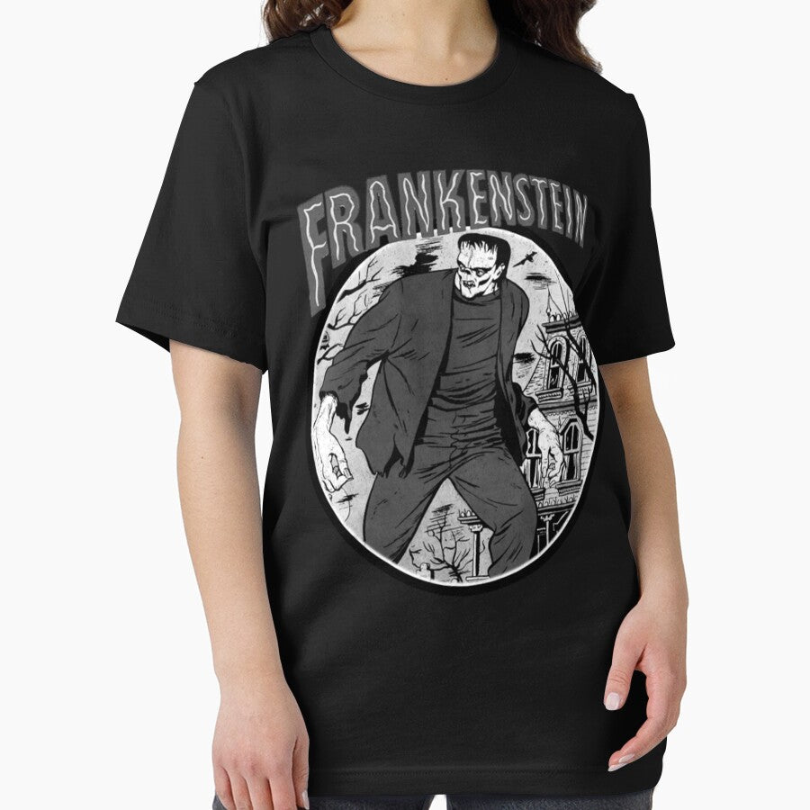 Frankenstein Comic Design T-Shirt by ebonyvve8mattie Hoodie, Sweatshirt | BlankRebels.com (Image 2)
