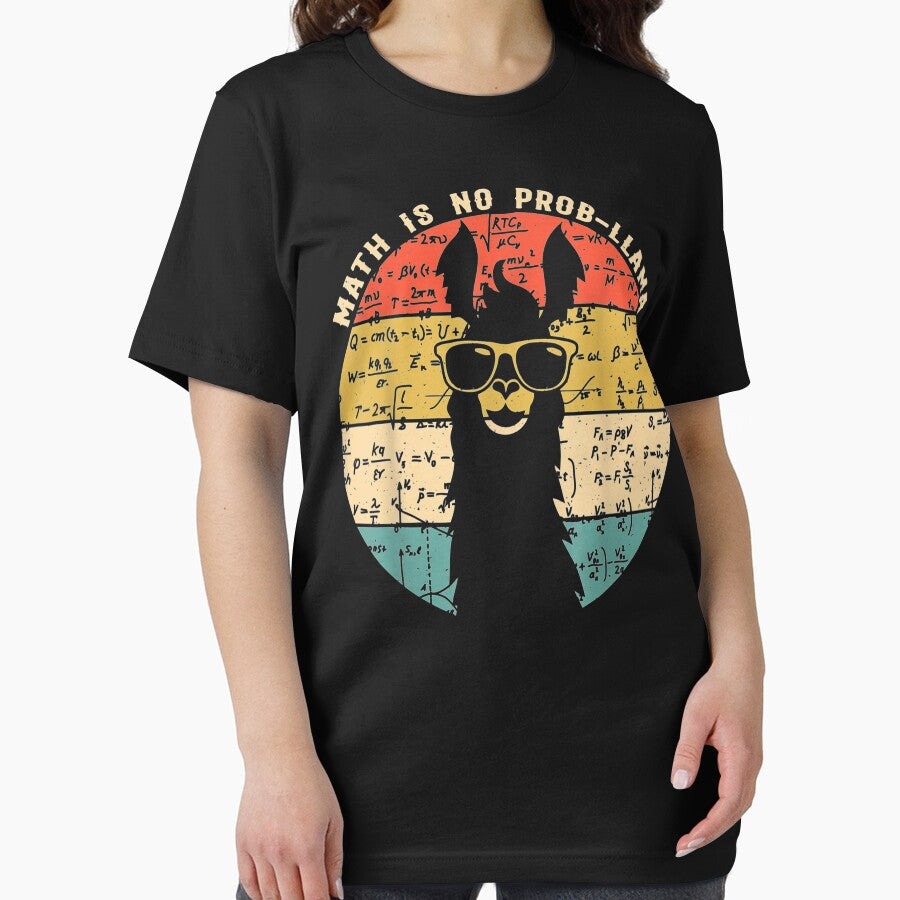Math Is No Prob-Llama S Math Llama Teacher by LcRushop T-Shirts, Hoodie, Sweatshirt | BlankRebels.com (Image 2)