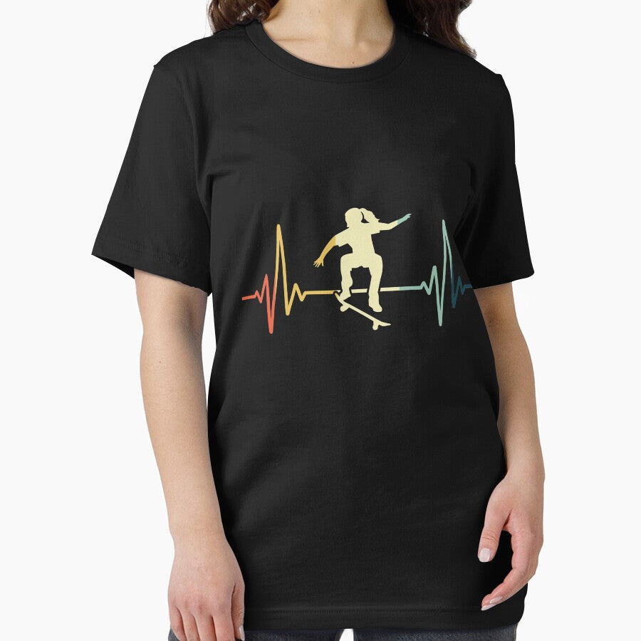 Skateboarding Heartbeat Vintage by NgocLanDesign T-Shirts, Hoodie, Sweatshirt | BlankRebels.com (Image 2)