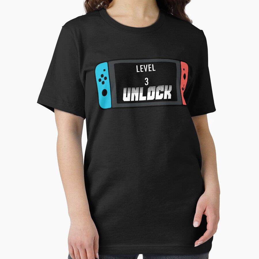 Level 3 unlock - Gamer memes - gamer lifestyle - pc gamer - gamer for life - gamer nerd by Artocity99 T-Shirts,... (Image 2)