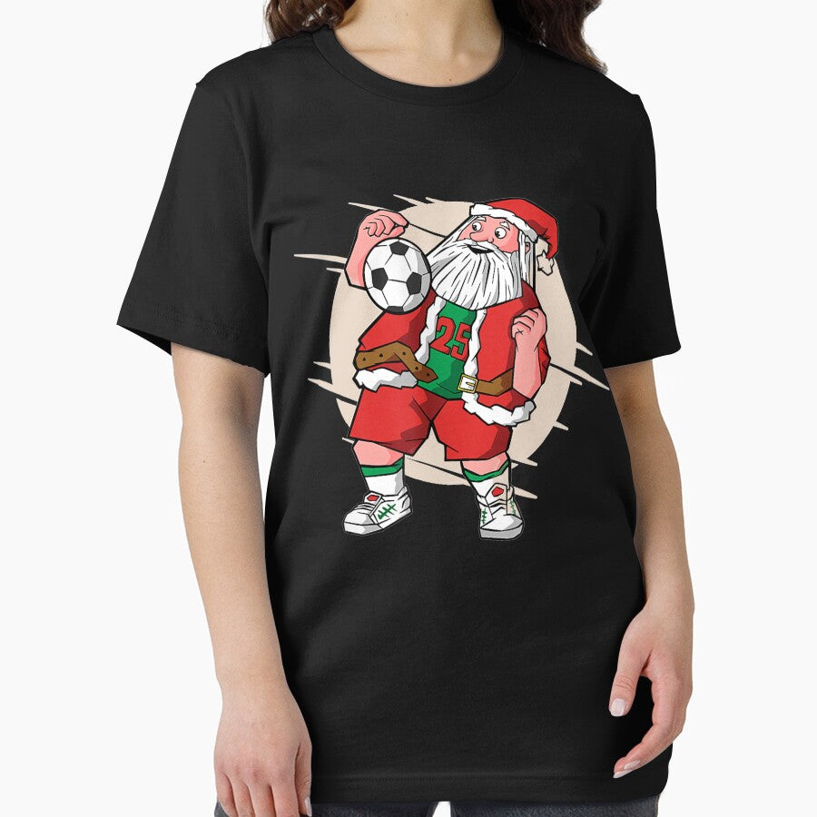 Christmas Santa Soccer Xmas Soccer Team by GouwensRick