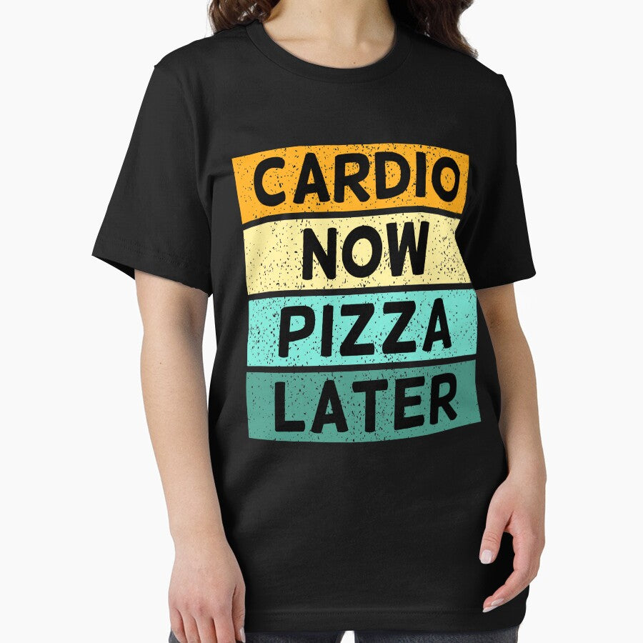 Cardio Now Pizza Later by Piztees T-Shirts, Hoodie, Sweatshirt | BlankRebels.com (Image 2)