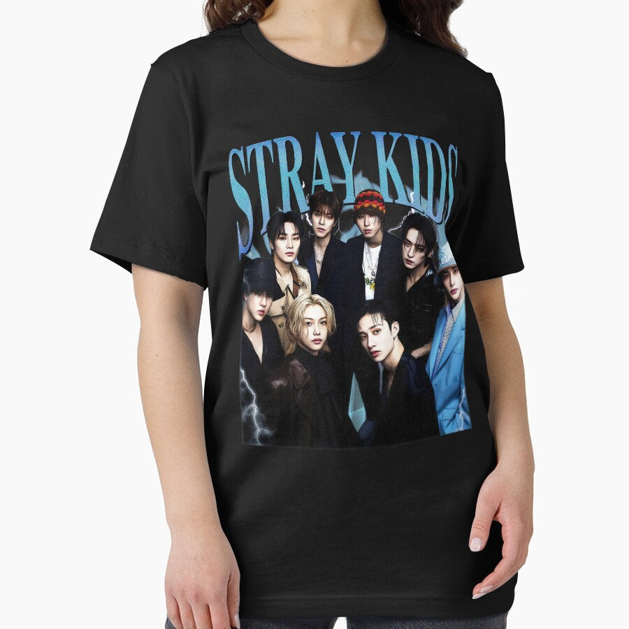 Stray Kids Retro Vintage by aoroonn T-Shirts, Hoodie, Sweatshirt | BlankRebels.com (Image 2)