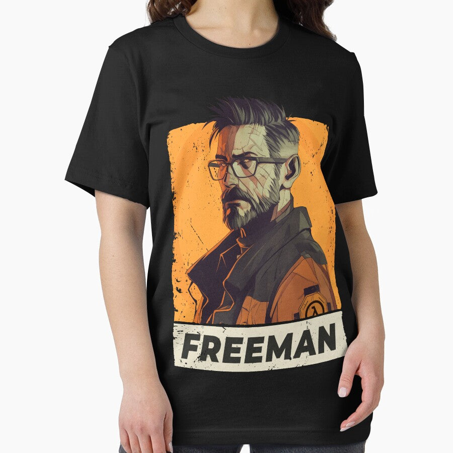 Half Life Freeman by sileaant T-Shirts, Hoodie, Sweatshirt | BlankRebels.com (Image 2)