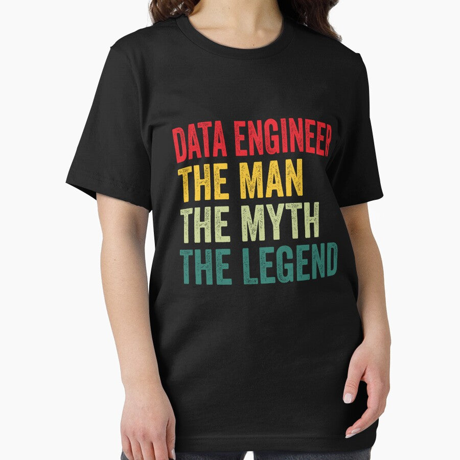 Data engineer Mens Gift, Man Myth Data engineer Legend, Data engineer Fathers Day by vzrnmichsudops T-Shirts,... (Image 2)