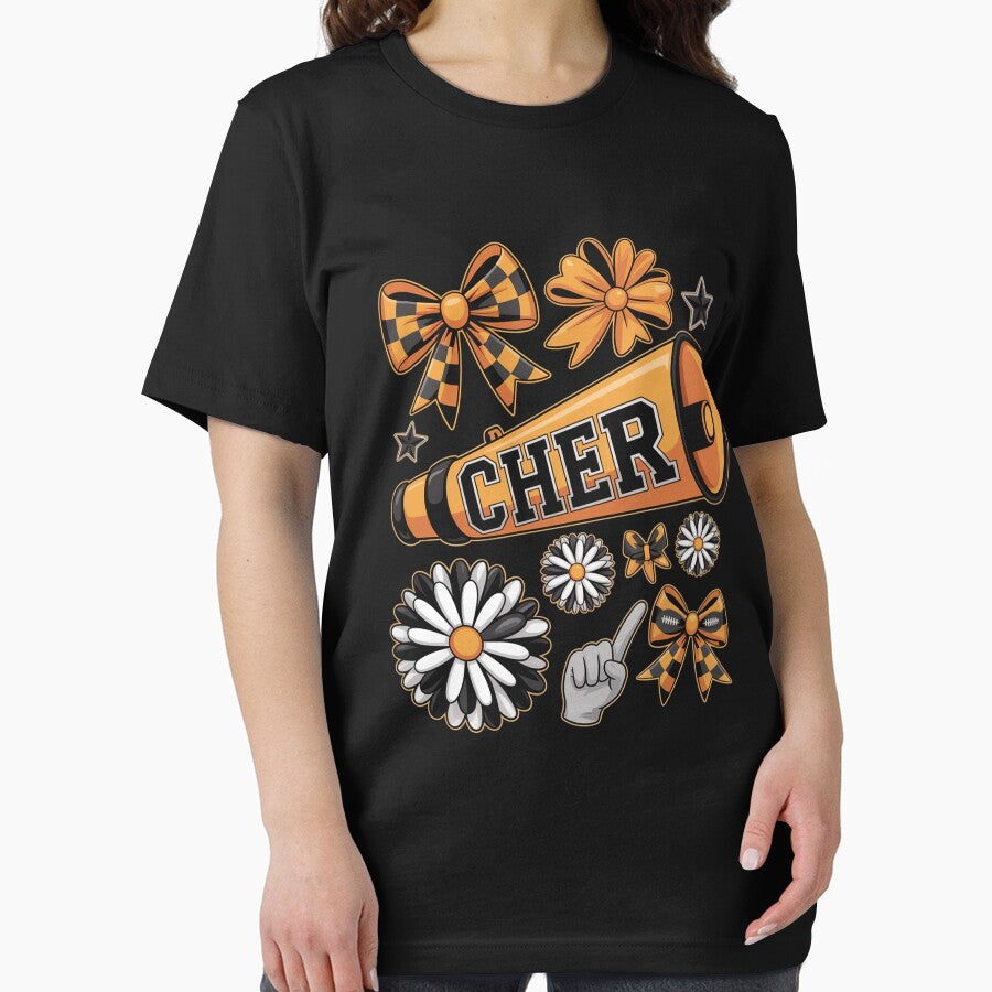 Coquette Cheer Bow Sport Cheerleader by StephenDDArt T-Shirts, Hoodie, Sweatshirt | BlankRebels.com (Image 2)