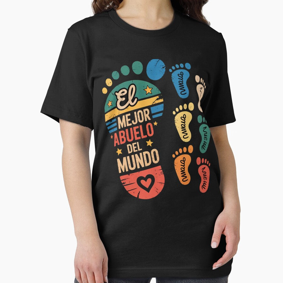 Padre Footprint Png, Vintage Spanish Papá  Custom El Papa Father's Day by katherintration T-Shirts, Hoodie,... (Image 2)