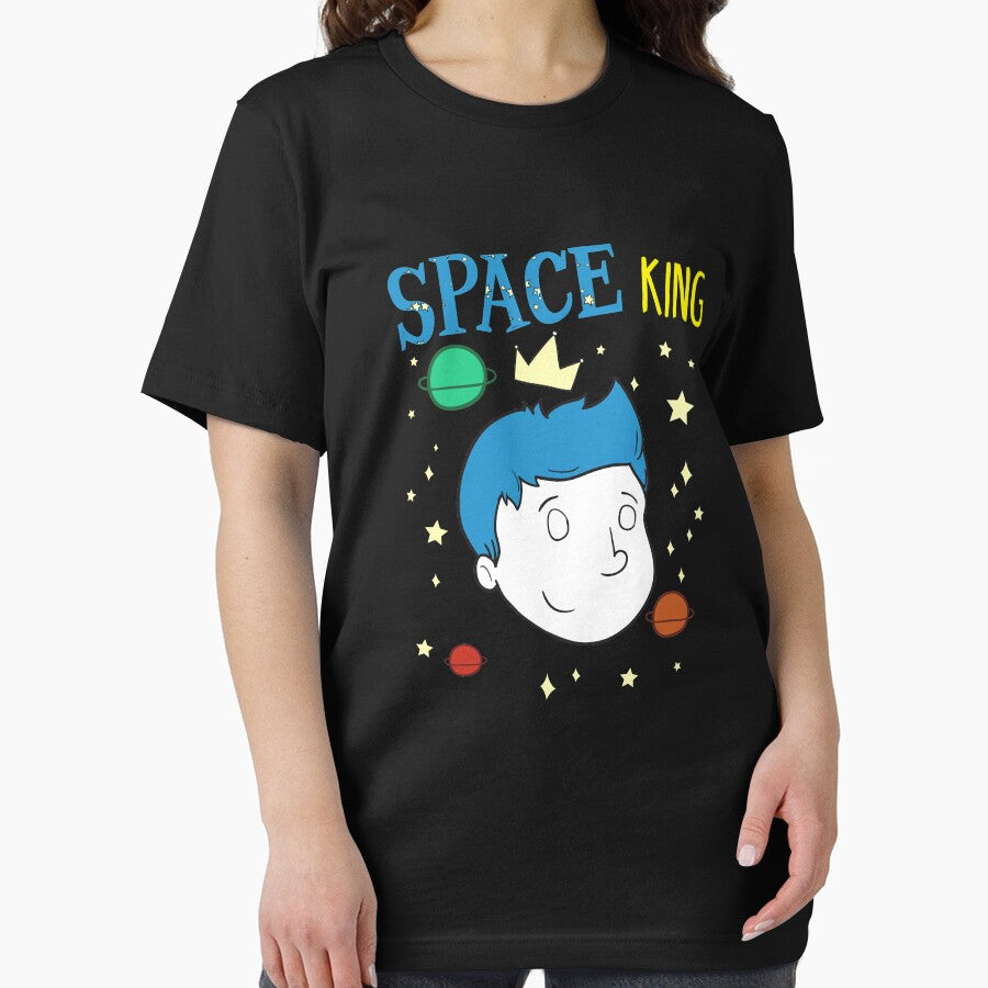 Cute Space King Exploring Outerspace Astronaut by perfectpresents T-Shirts, Hoodie, Sweatshirt | BlankRebels.com (Image 2)