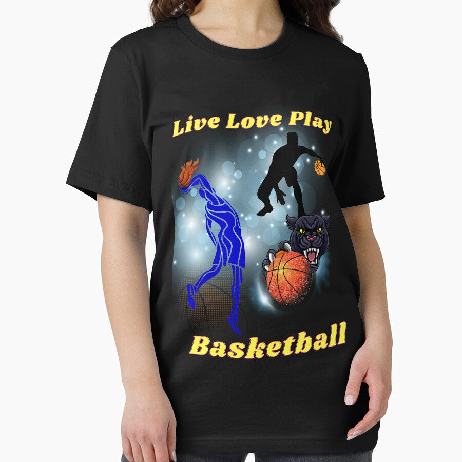 Live Love Play Basketball T-Shirts by paknapat Hoodie, Sweatshirt | BlankRebels.com (Image 2)