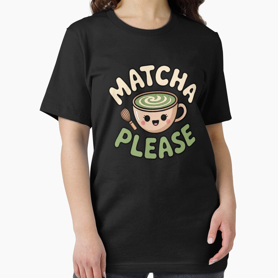 Matcha Please  Funny Matcha Lover Quote for Tea Lovers and Aesthetic Vibes by Nzgiftsandmore T-Shirts, Hoodie,... (Image 2)