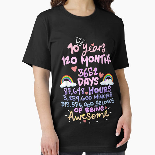 10 Years 120 Months Birthday by Oscar123412 T-Shirts, Hoodie, Sweatshirt | BlankRebels.com (Image 2)