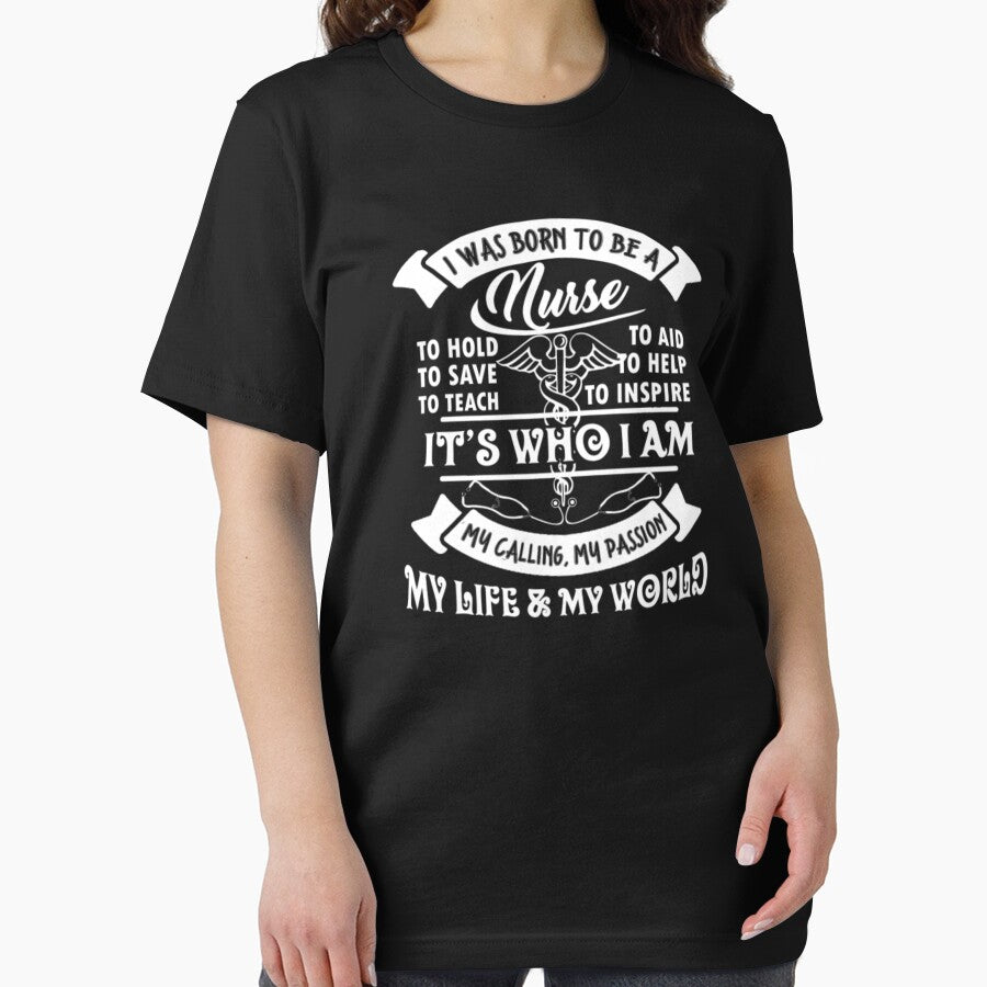 BORN TO BE A NURSE by aryagiri T-Shirts, Hoodie, Sweatshirt | BlankRebels.com (Image 2)