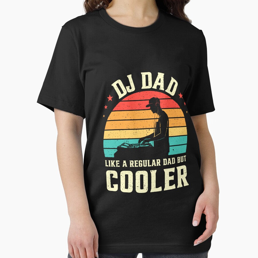 DJ Dad Like A Regular Dad But Cooler Retro by RareBunny T-Shirts, Hoodie, Sweatshirt | BlankRebels.com (Image 2)