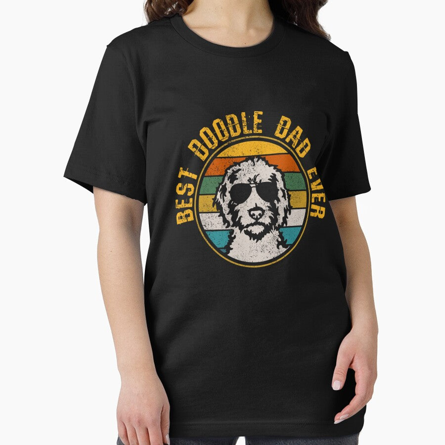 Best Doodle Dad Ever - Vintage Dog Golden Doodle by CleoJames T-Shirts, Hoodie, Sweatshirt | BlankRebels.com (Image 2)