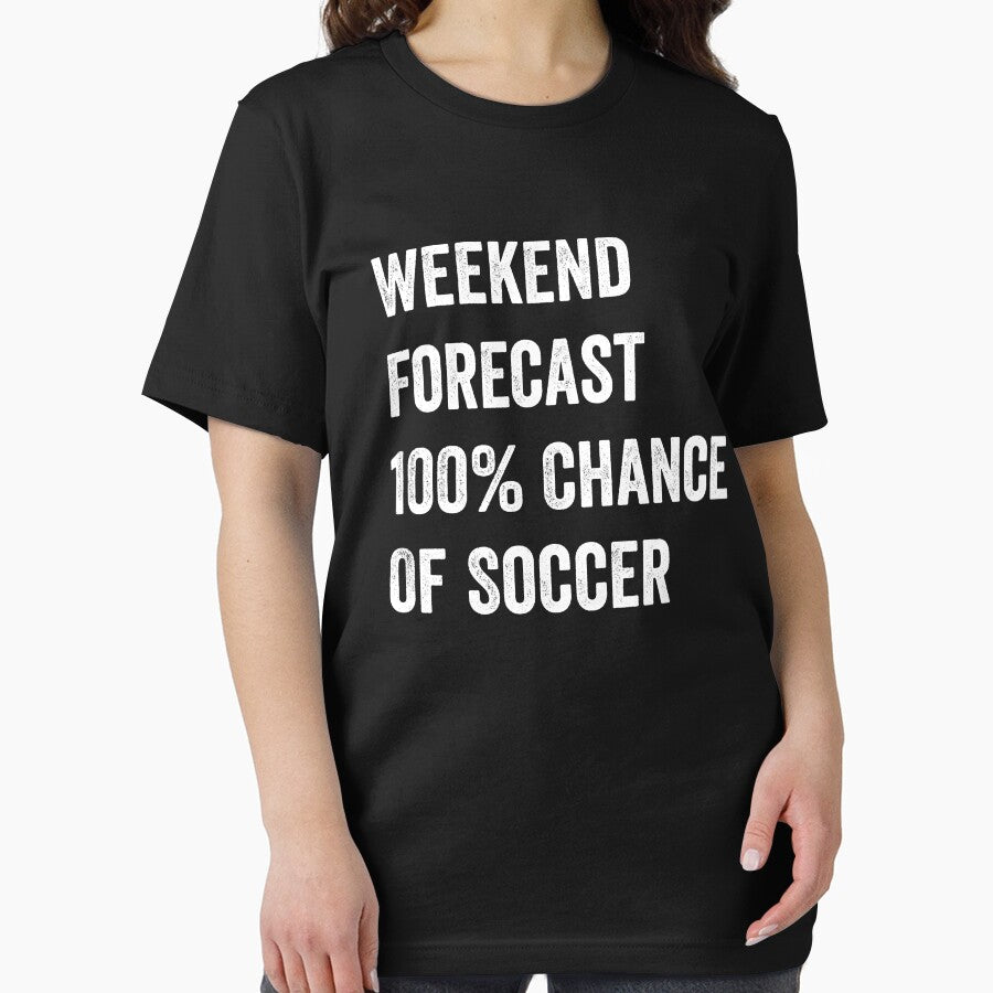 Weekend Forecast Funny Soccer Lover by WhistleCloset
