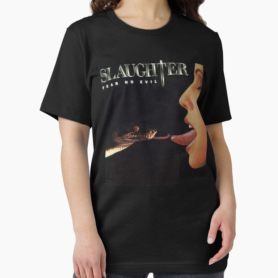 Slaughter - Fear No Evil album 1995 by Kimhonguns T-Shirts, Hoodie, Sweatshirt | BlankRebels.com (Image 2)