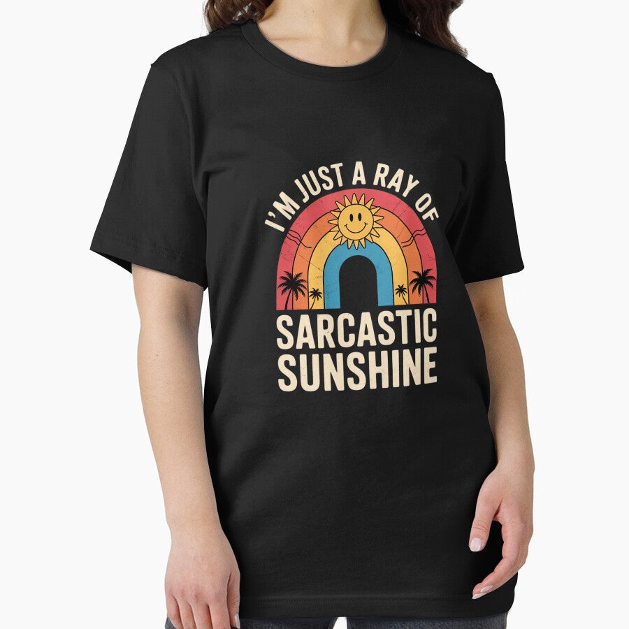 Im Just A Ray Of Sarcastic Sunshine Novelty Humor Sarcastic by SyntaxClaw T-Shirts, Hoodie, Sweatshirt (Image 2)