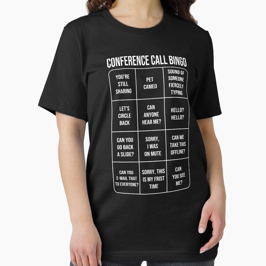 Conference Call Bingo by Shopini T-Shirts, Hoodie, Sweatshirt | BlankRebels.com (Image 2)