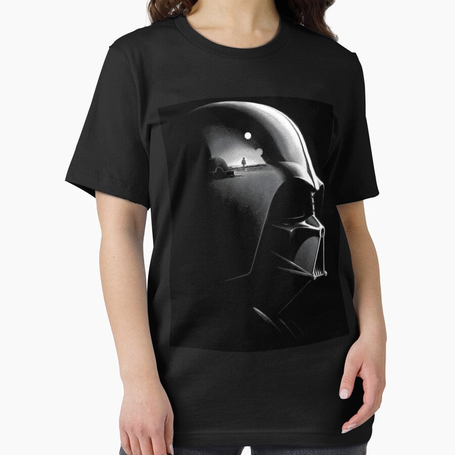 Dark Sith Helmet Minimal Space Scene Shadow Art by rsenugfreakri