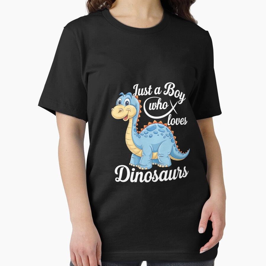 Just A Boy Who Loves Dinosaurs Dinosaur Lover Boys by DigitaldeligArt T-Shirts, Hoodie, Sweatshirt (Image 2)