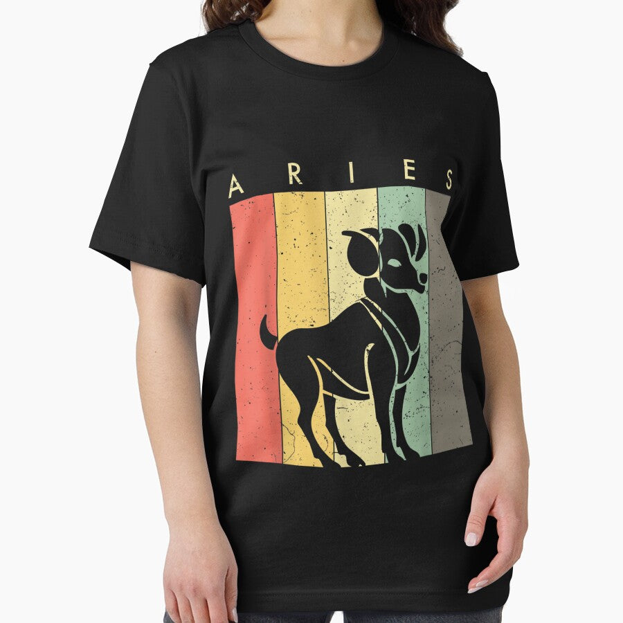 Retro Vintage Aries The Ram Zodiac T-Shirt by AnnLomachenko Hoodie, Sweatshirt | BlankRebels.com (Image 2)