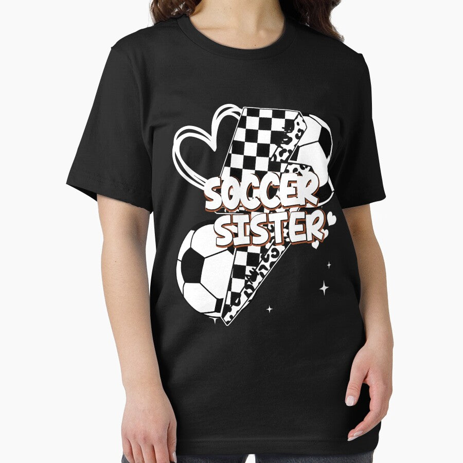 Soccer Sister Checkered Bolt Graphic by LarryMBrown