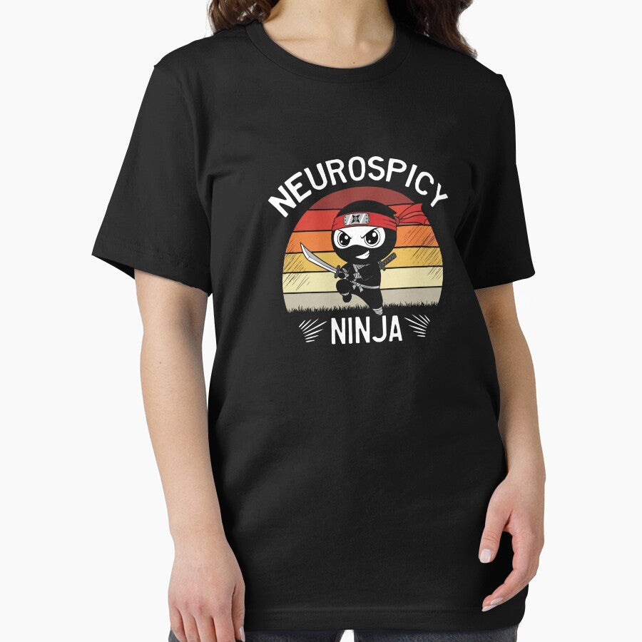 Neurospicy Ninja – Cute Colorful ADHD & Neurodivergent Design by Suzy Perez Art T-Shirts, Hoodie, Sweatshirt (Image 2)