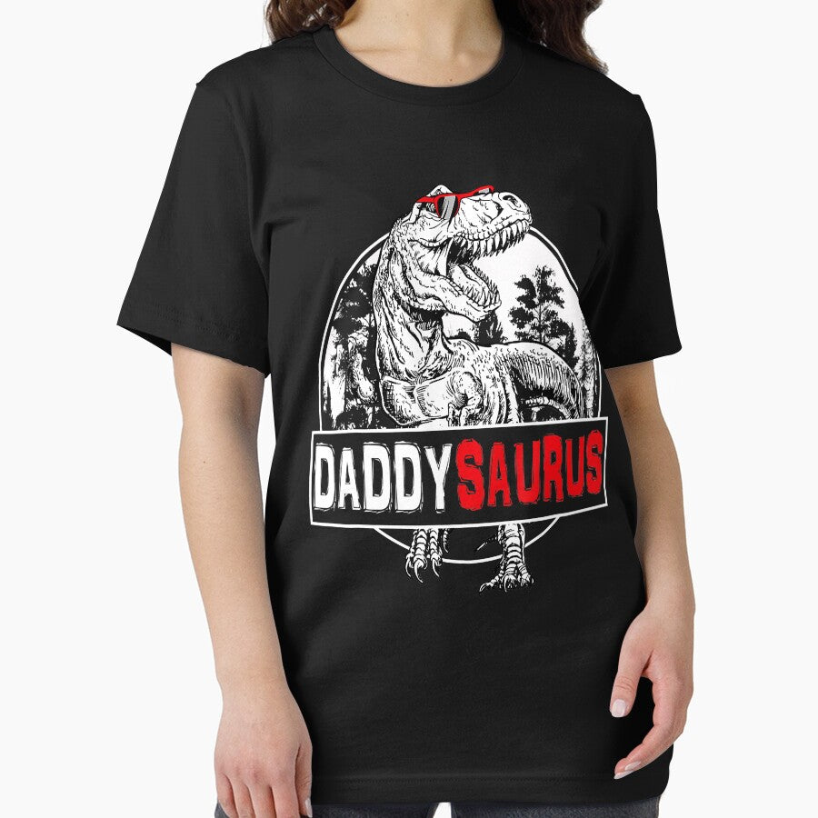 Daddysaurus T rex Dinosaur Funny DaddySaurus Family Matching by AaronWeedo T-Shirts, Hoodie, Sweatshirt (Image 2)