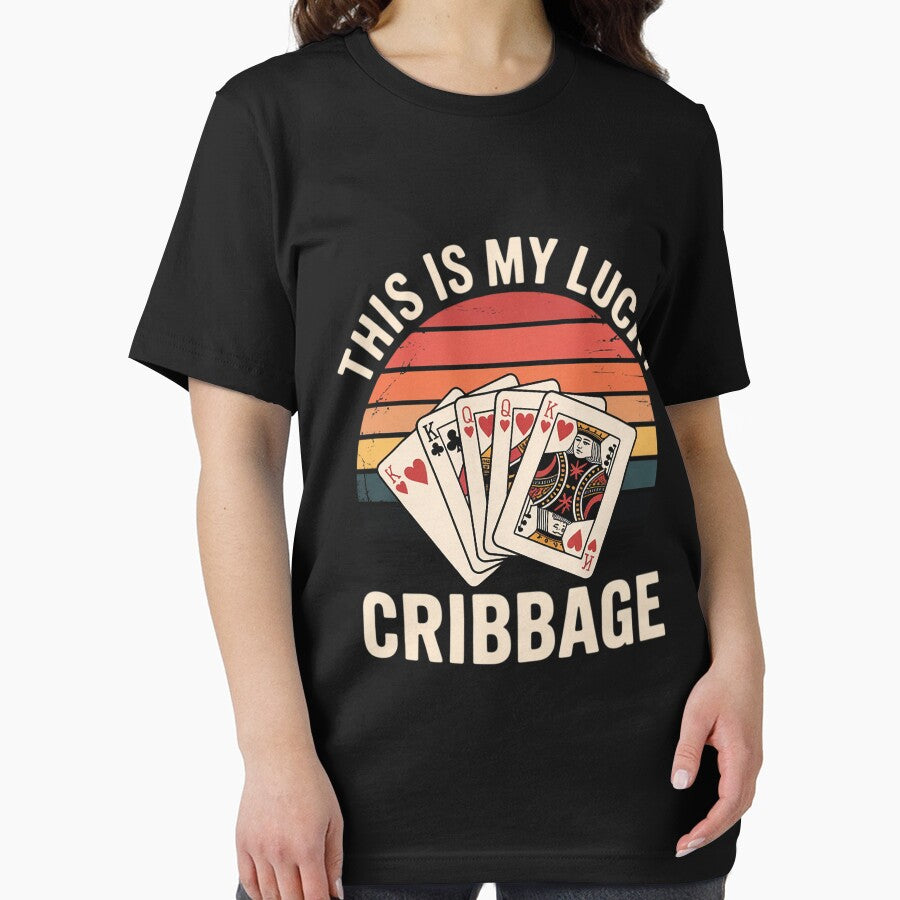 Cribbage Lucky Board Game Player Card Game Lover by Minoloinan T-Shirts, Hoodie, Sweatshirt | BlankRebels.com (Image 2)