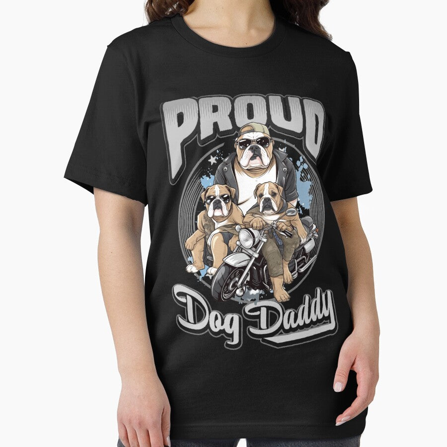 Proud Dog Daddy Bulldogs /Vintage Retro Comic Style by Affyboss6 T-Shirts, Hoodie, Sweatshirt | BlankRebels.com (Image 2)