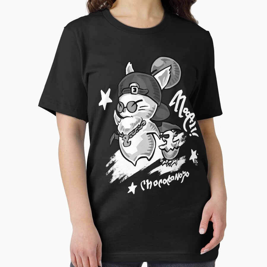Street Moogle & Chocobo Chick Based Game Item Final Fantasy 14 Online T-Shirts, Hoodie, Sweatshirt