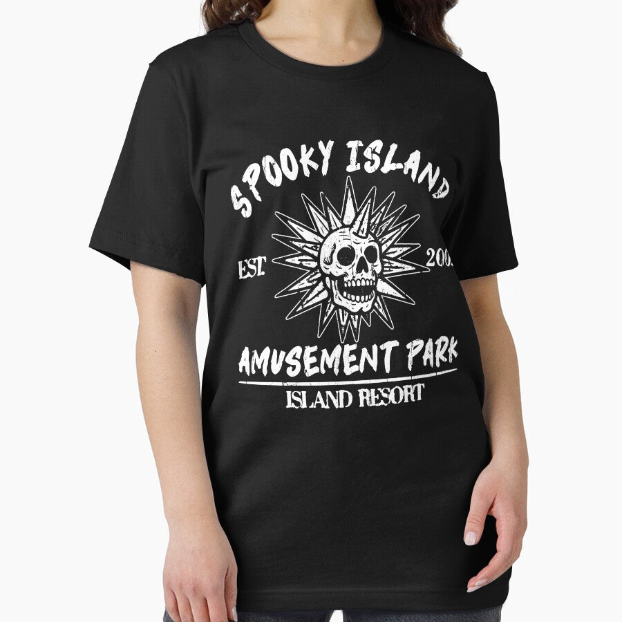 Spooky Island Amusement Park by evangreenart T-Shirts, Hoodie, Sweatshirt | BlankRebels.com (Image 2)