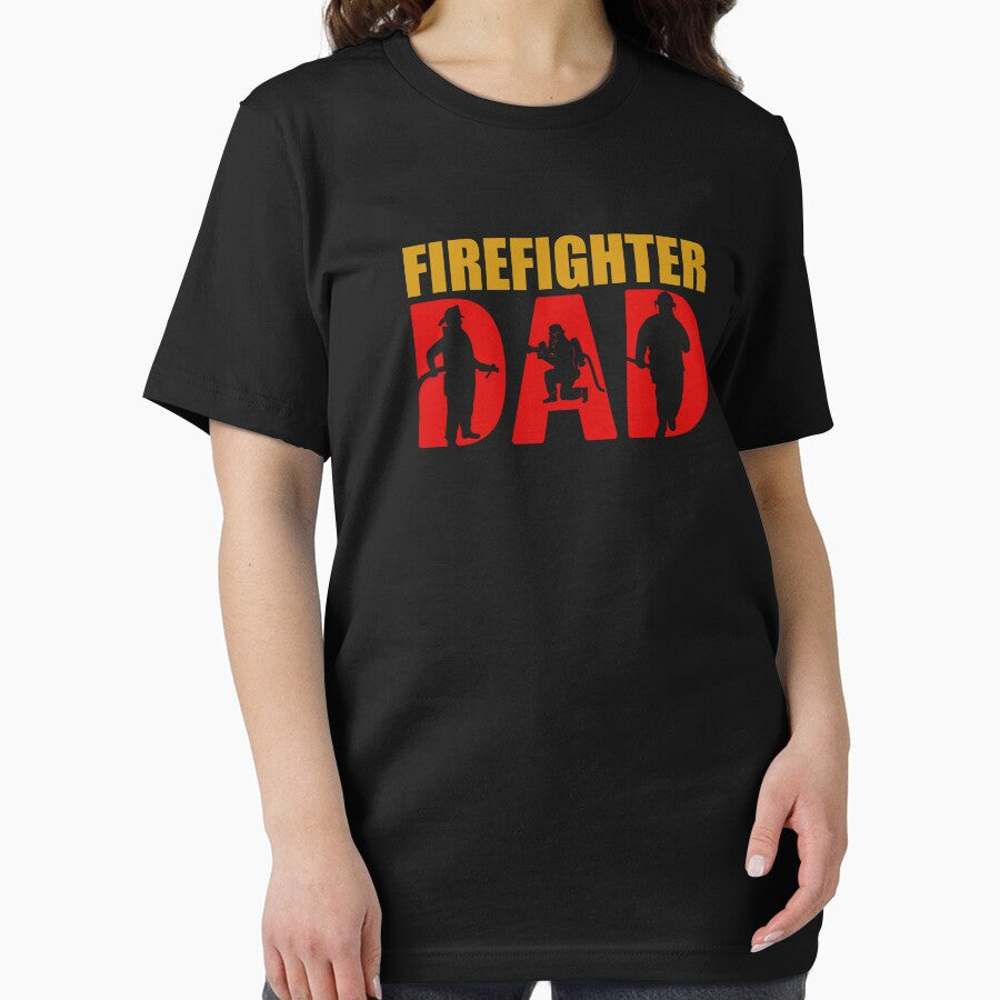 FIREFIGHTER DAD by place-design T-Shirts, Hoodie, Sweatshirt | BlankRebels.com (Image 2)