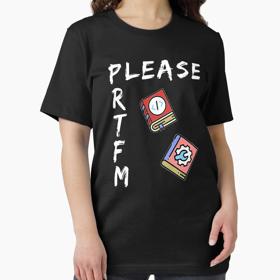 Please RTFM (color white) by Stornu2Ruedas T-Shirts, Hoodie, Sweatshirt | BlankRebels.com (Image 2)