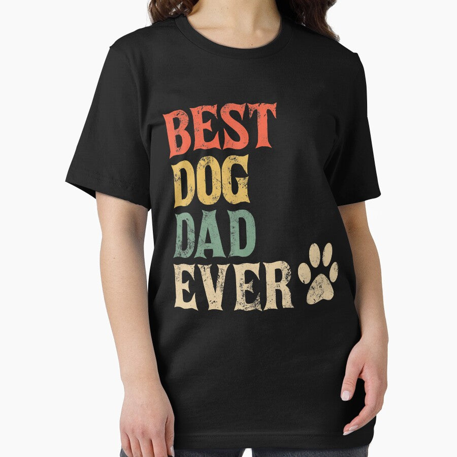 Best Dog Dad Ever Vintage Dog Daddy Retro Doggy Father by JodyBoling T-Shirts, Hoodie, Sweatshirt | BlankRebels.com (Image 2)